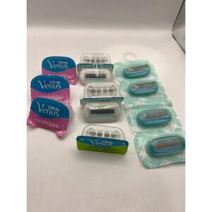 Lot of 12 Gillette Venus Razor Blade Refills Comfortglide Smooth Hydro New Other